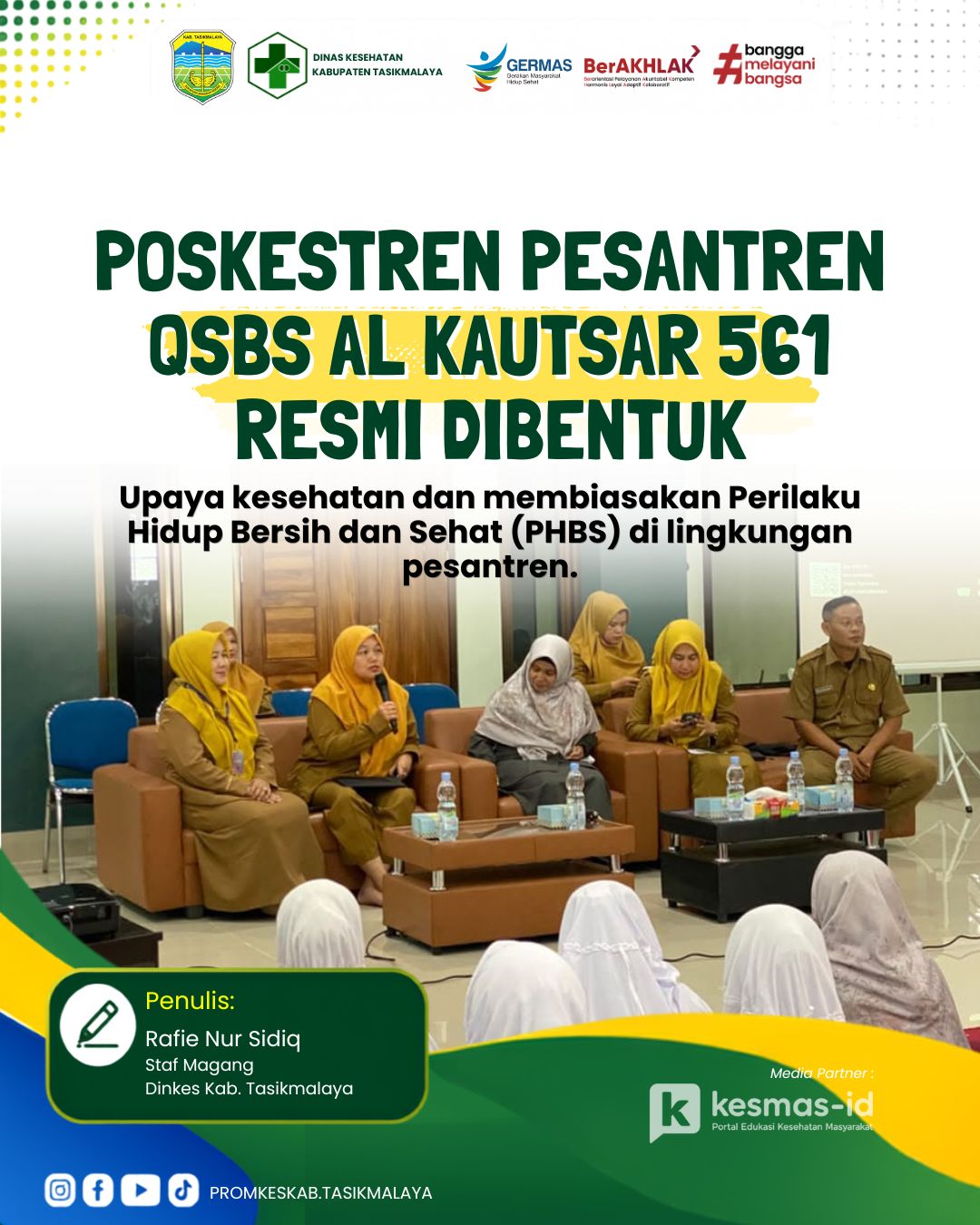 PHBS di Pesantren Cegah Gatal Menular pada Santri